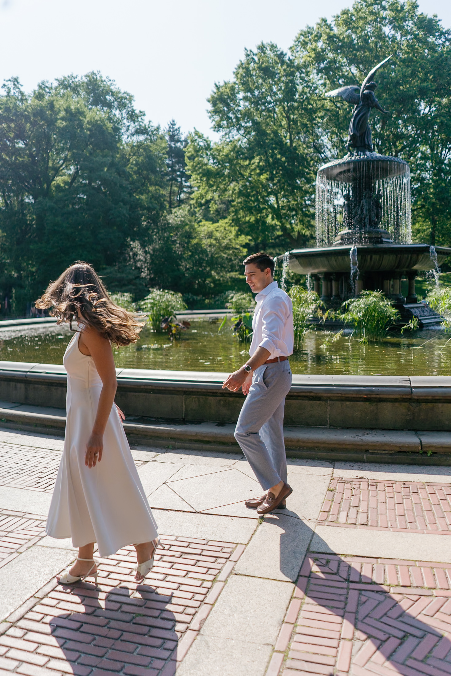 Central Park Engagement Session